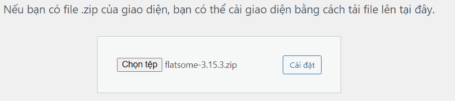 Hướng dẫn sử dụng Flatsome chi tiết từ A tới Z năm 2023 45 Chọn tệp Flatsome để upload Flatsome