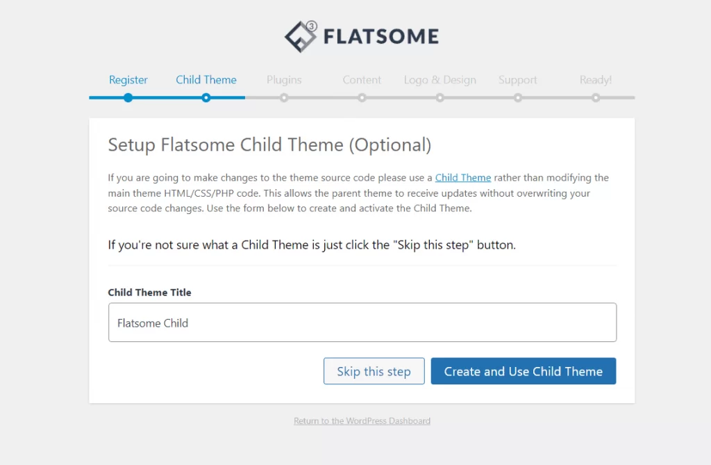 Hướng dẫn sử dụng Flatsome chi tiết từ A tới Z năm 2023 50 Chọn Theme Child cho Flatsome