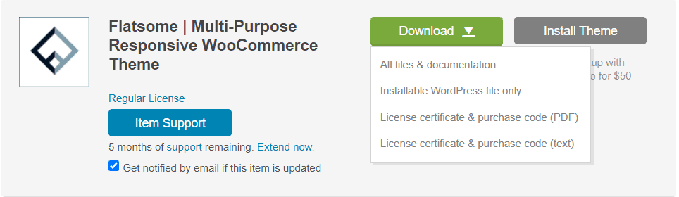 Hướng dẫn sử dụng Flatsome chi tiết từ A tới Z năm 2023 43 Sau khi mua về bạn được cung cấp các File để cài đặt Flatsome