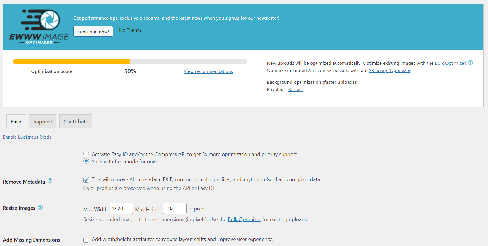 Top 7 Plugin nén ảnh tốt nhất cho Website WordPress 10 Nén bằng Plugin EWWW