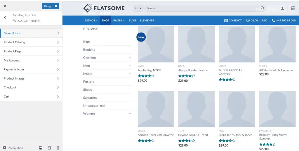 Hướng dẫn sử dụng Flatsome chi tiết từ A tới Z năm 2023 66 Tùy biến phần Woocommerce